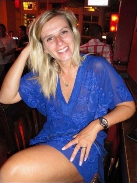 Blonde britische MILF