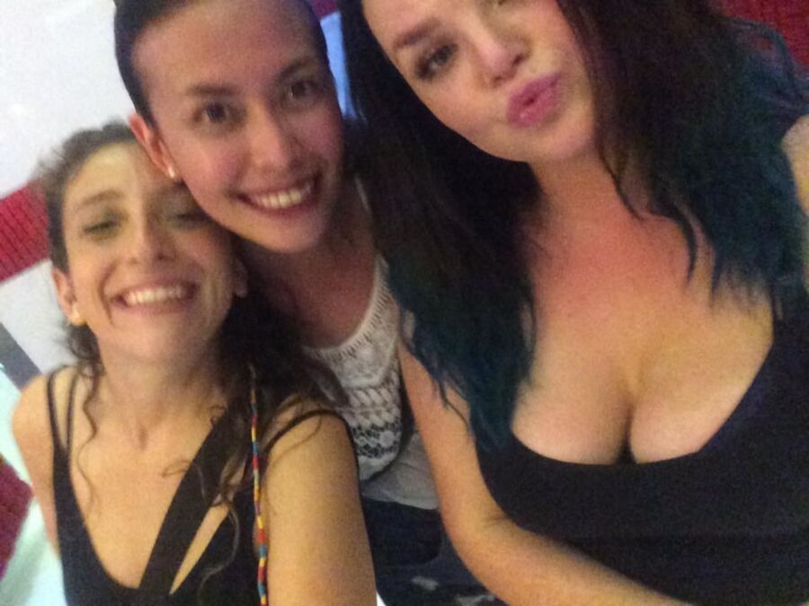 My friend Niamh and her epic cleavage