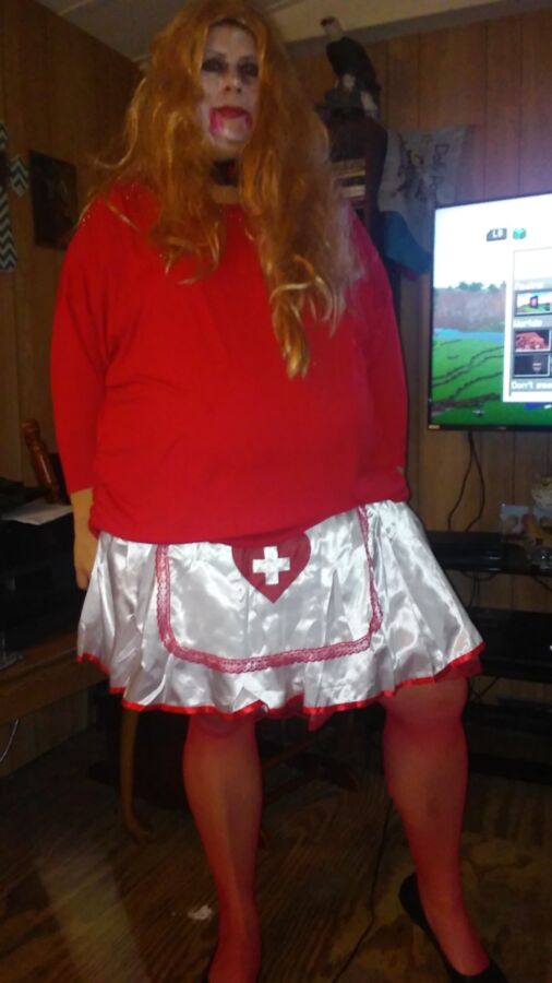 My Wifes Zombie Nurse Halloween Outfit, For Comments