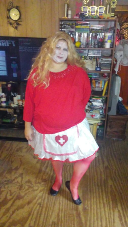 My Wifes Zombie Nurse Halloween Outfit, For Comments