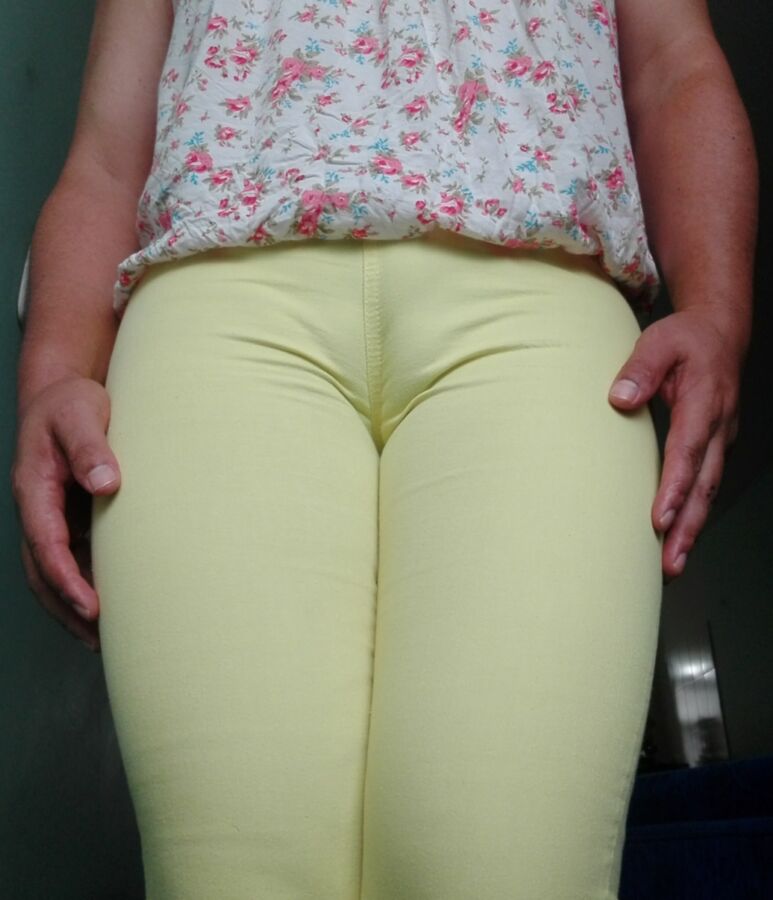 Thigh Yellow Pants