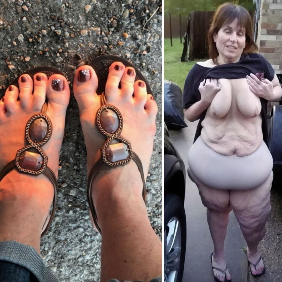 Mira sus dedos de los pies calientes y cachondos