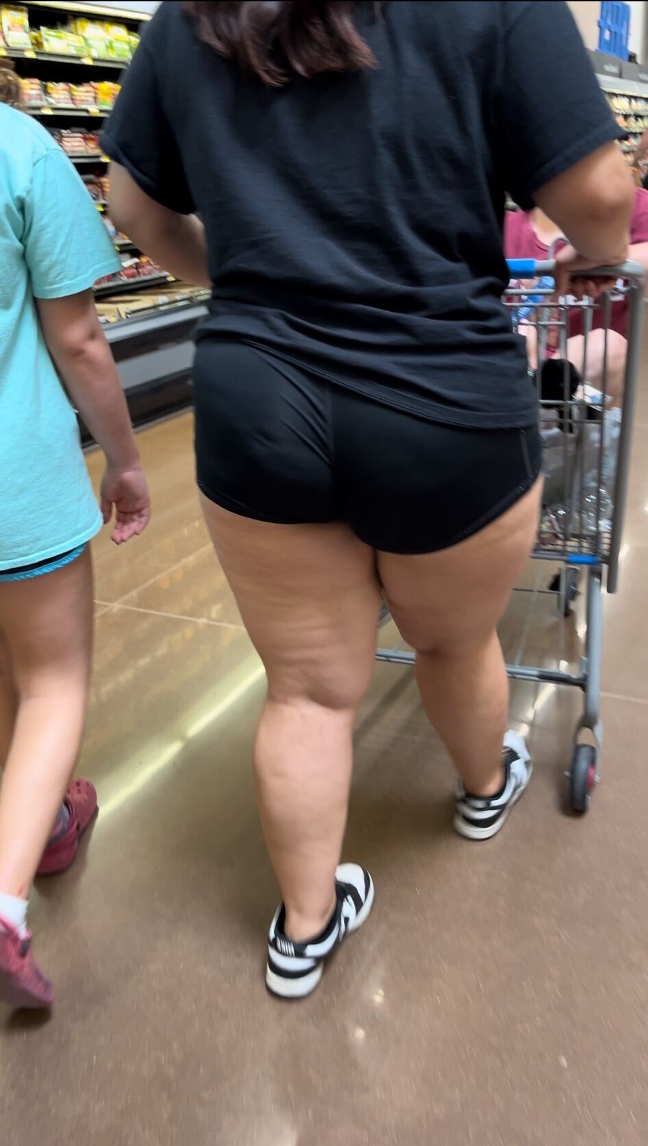 Candid Thick Thighs Big Ass Shorts