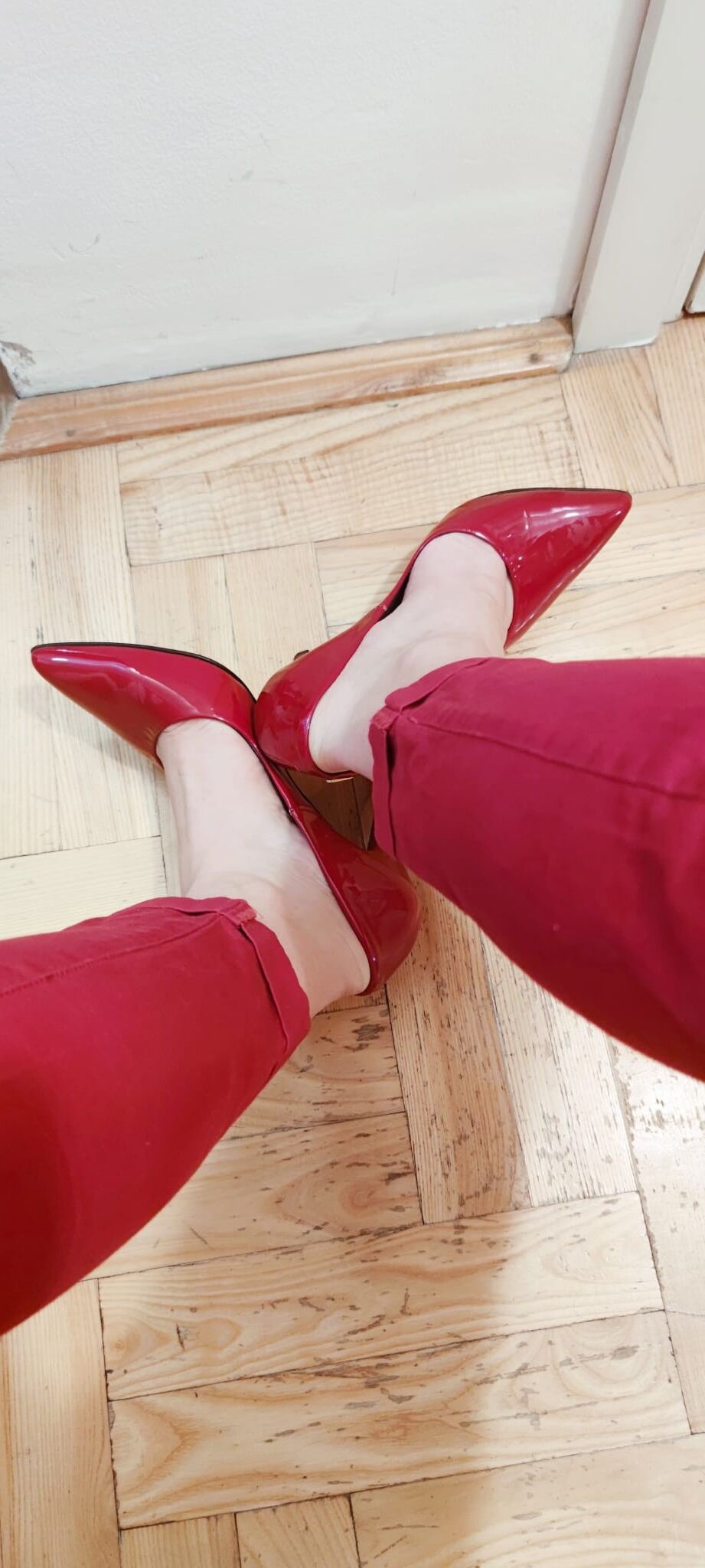 Mis tacones rojos