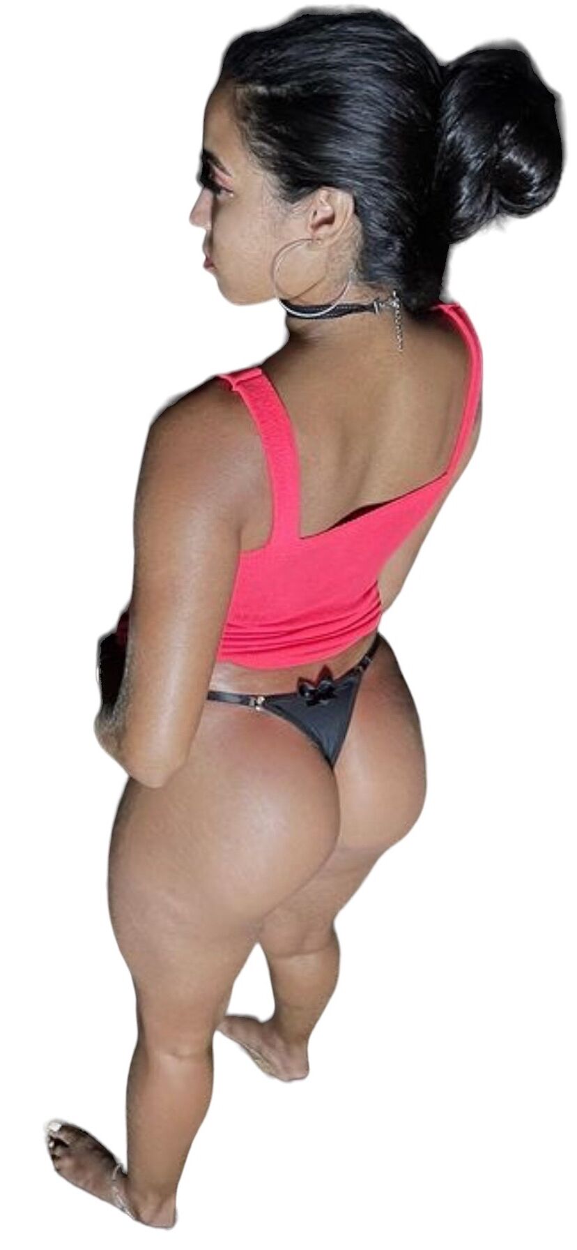 Latina Cute Big Butt Stickers 1195