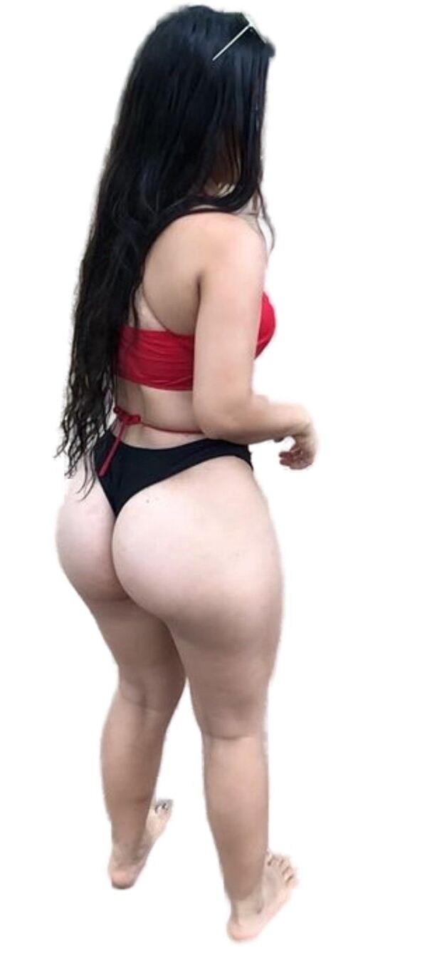 Latina Cute Big Butt Stickers 1216