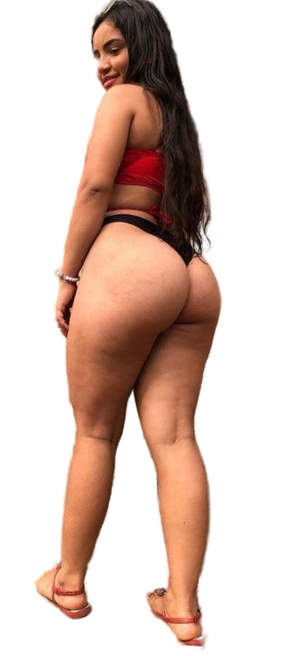 Latina Cute Big Butt Stickers 1216