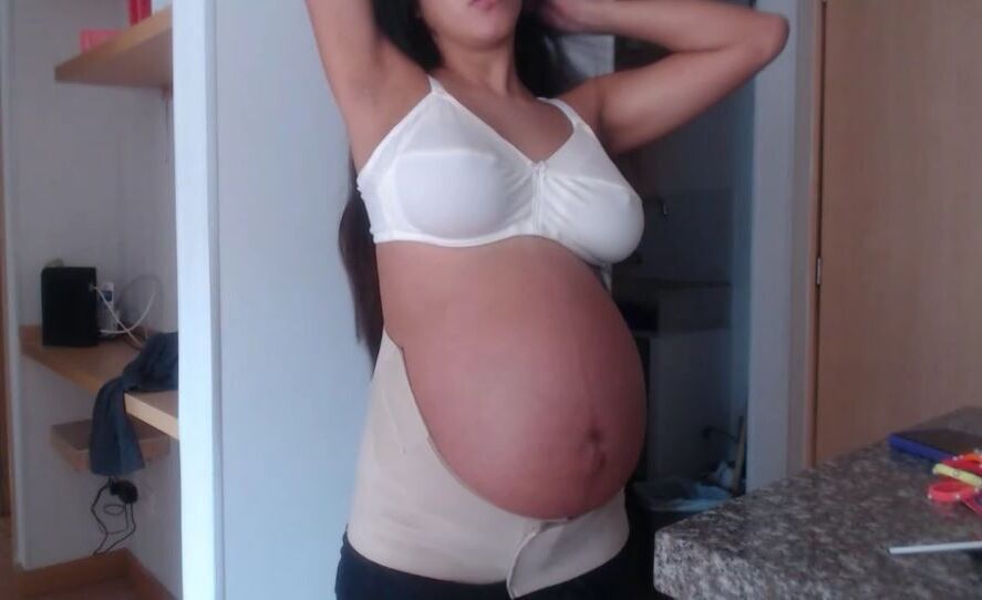 Georgina enceinte