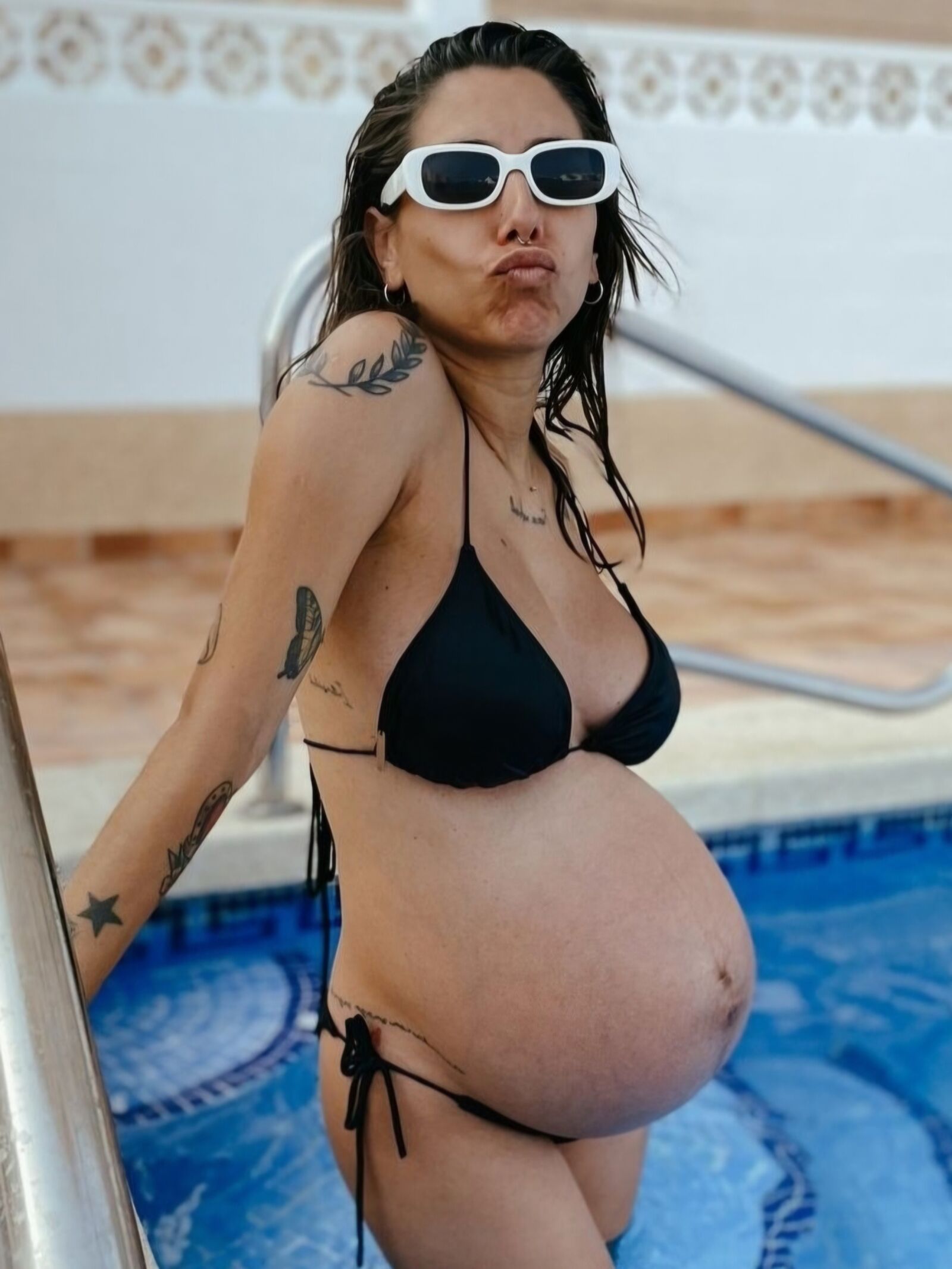 Cléo enceinte