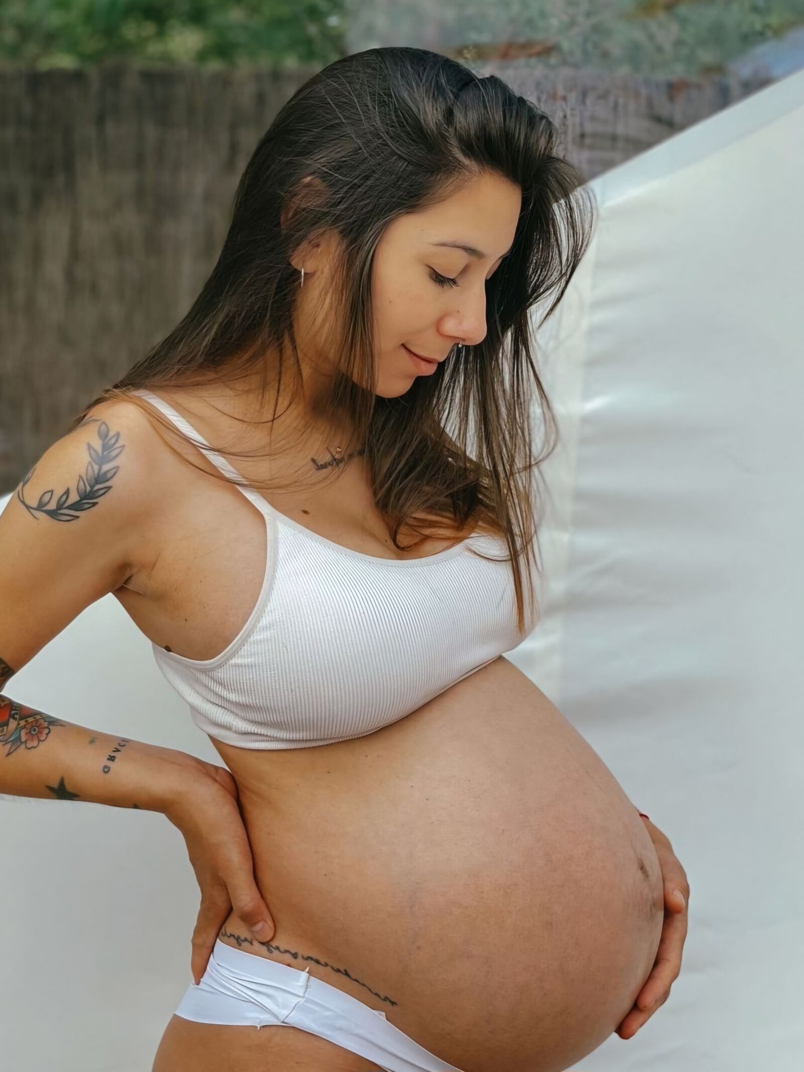 Cléo enceinte