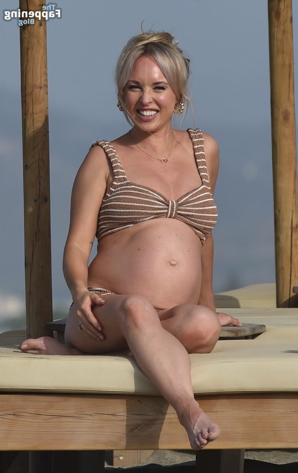 Jorgie Porter. Pregnant In Bikini Again