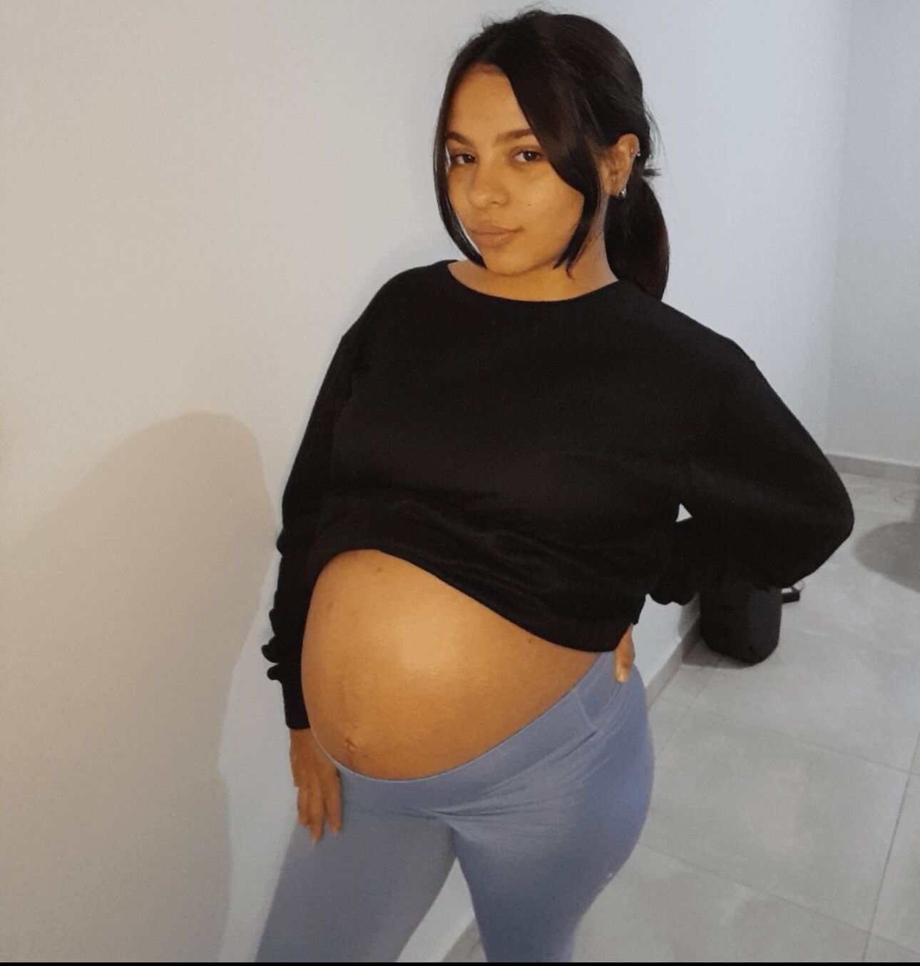 Pregnant Latina