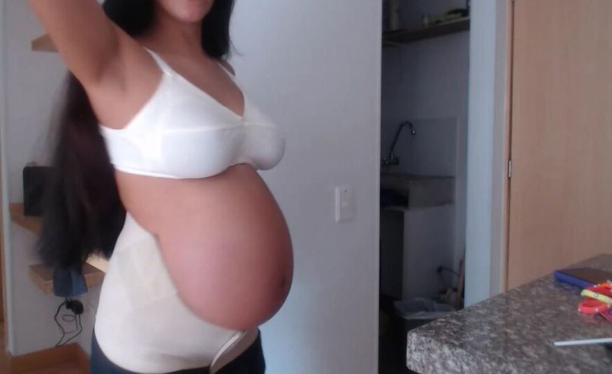 Georgina enceinte