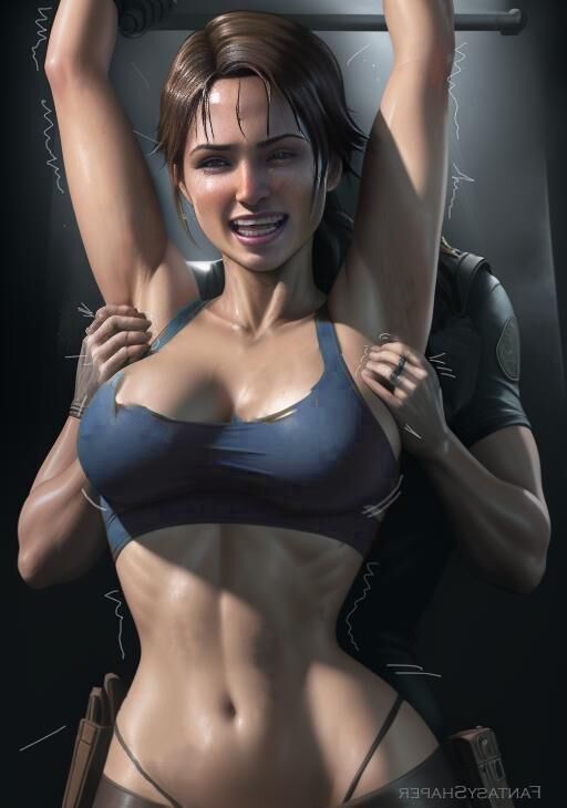 Lara Croft a l'air bien dans le bondage