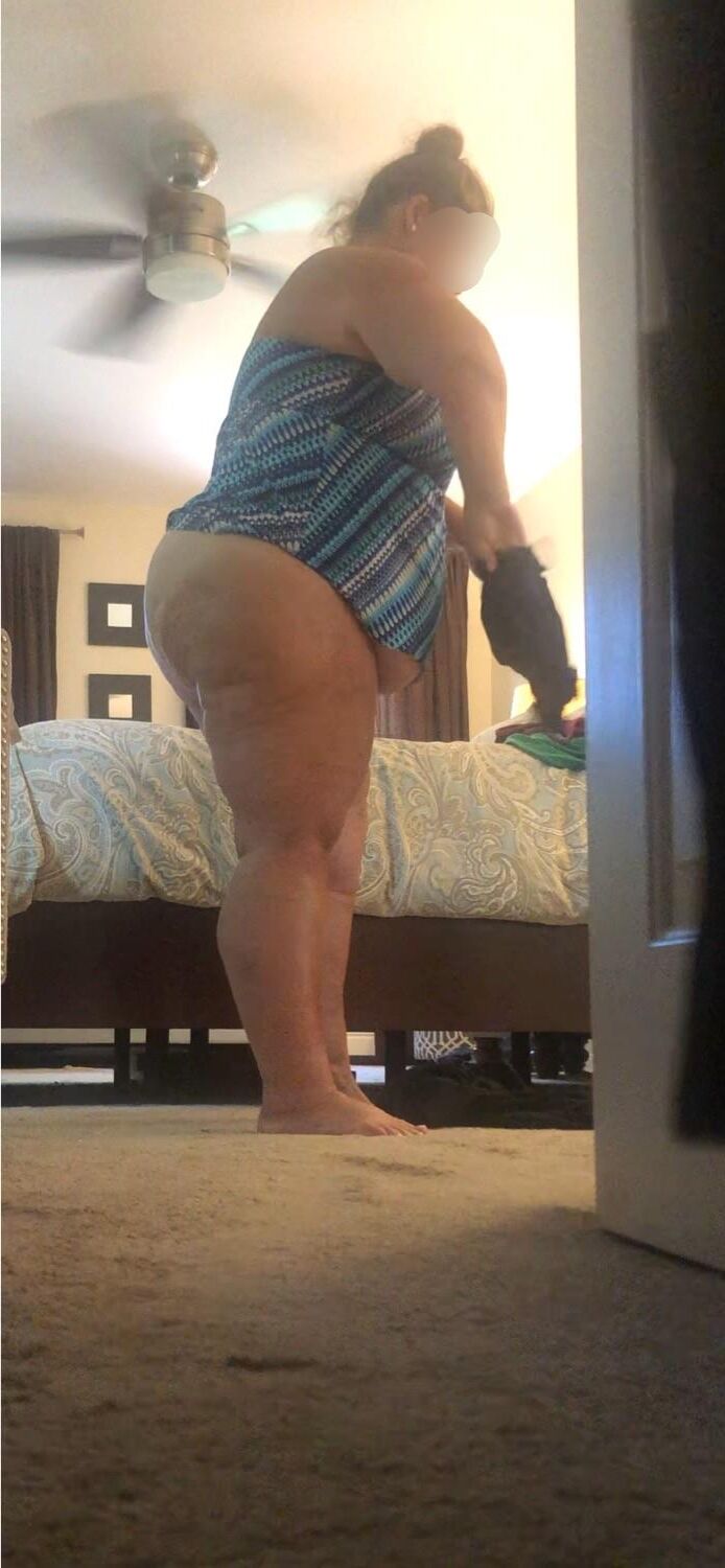 Bbw big girl bathing suit 1 