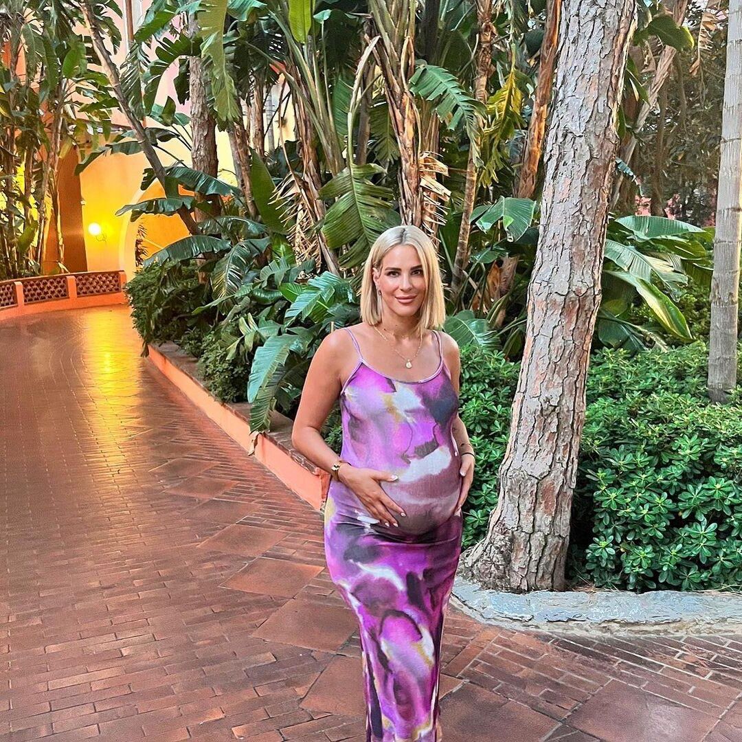 Pregnant blonde