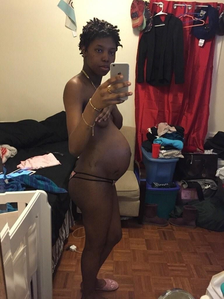 [Pregnant] black girl