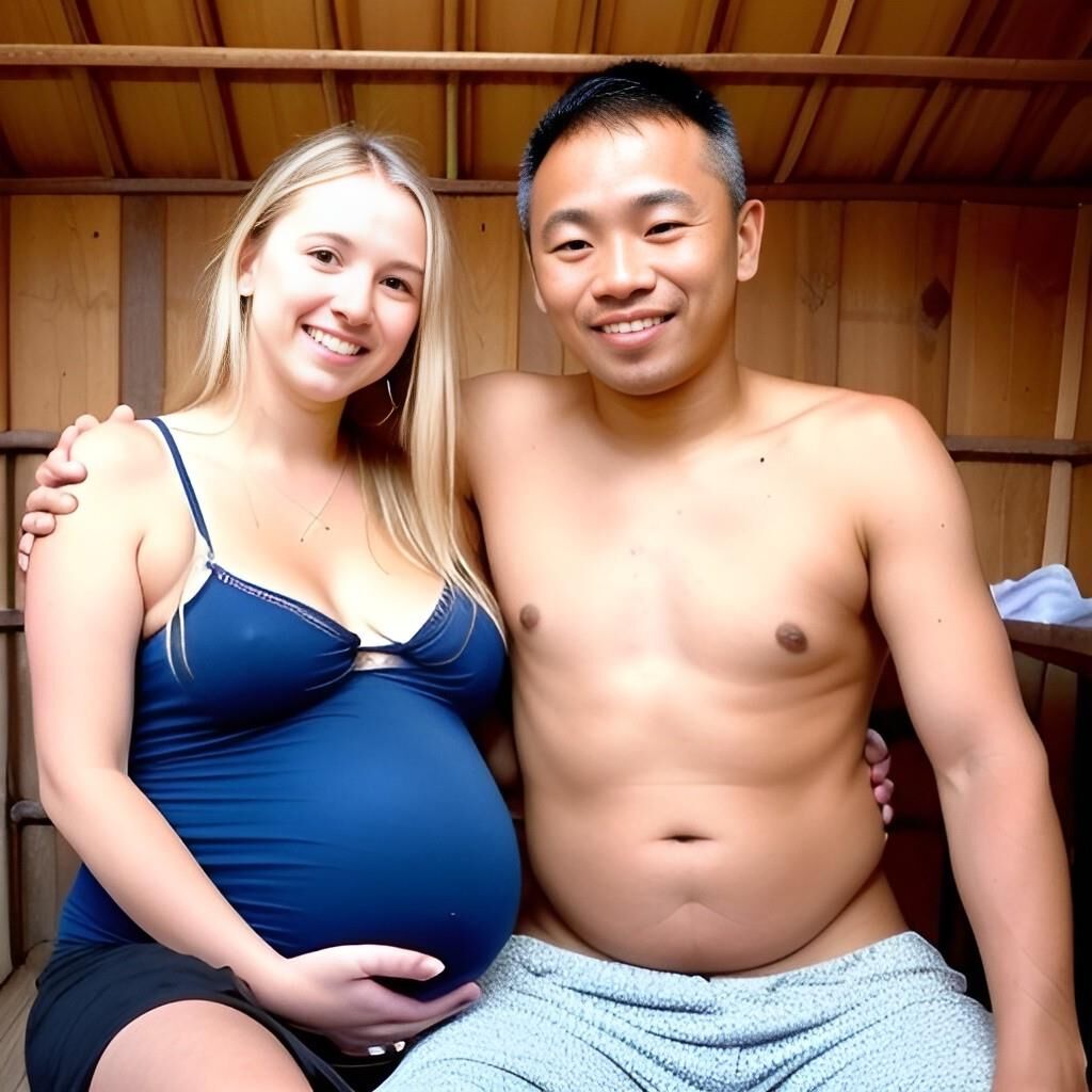 AMWF Asian Men and Their Pregnant White Lovers 2 (AI Generated)