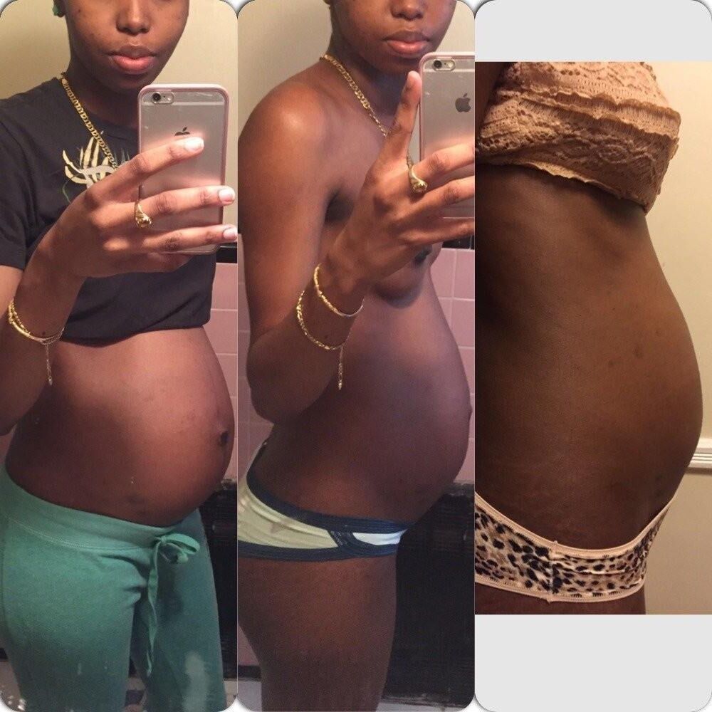 [Pregnant] black girl