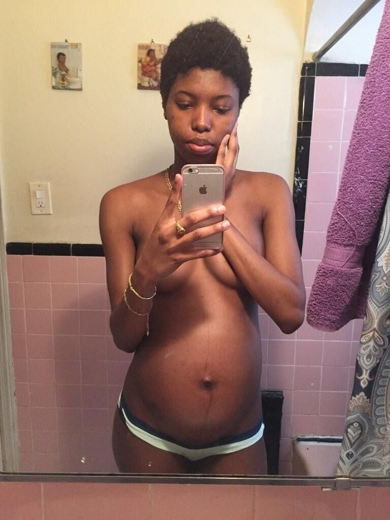 [Pregnant] black girl