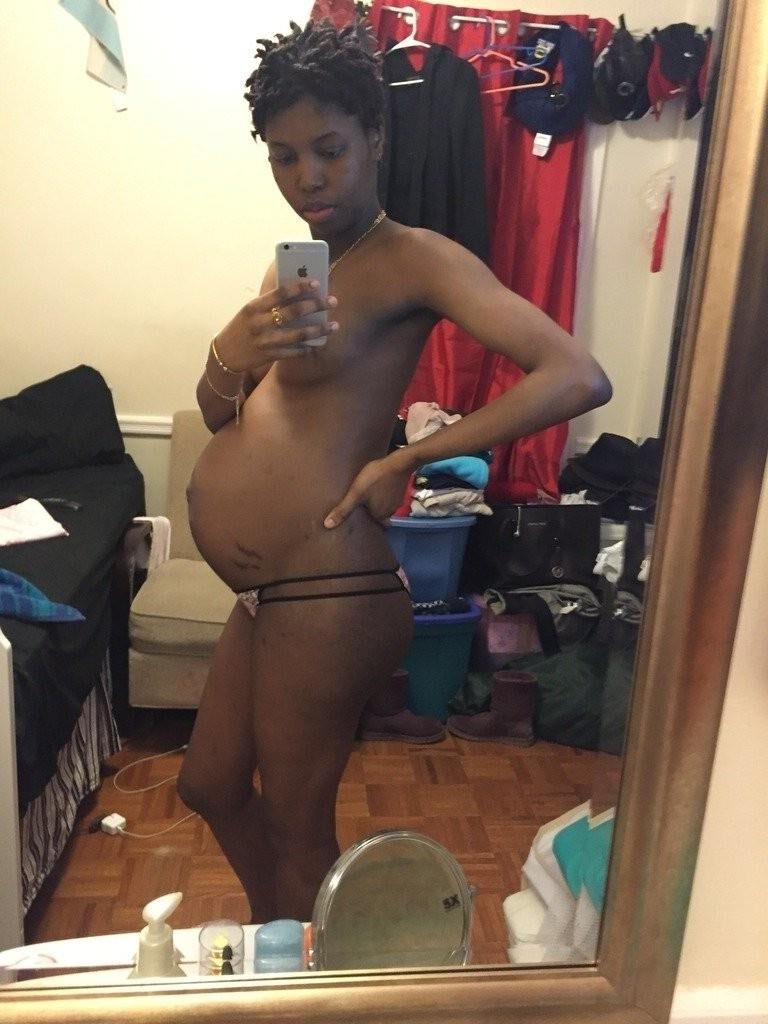 [Pregnant] black girl