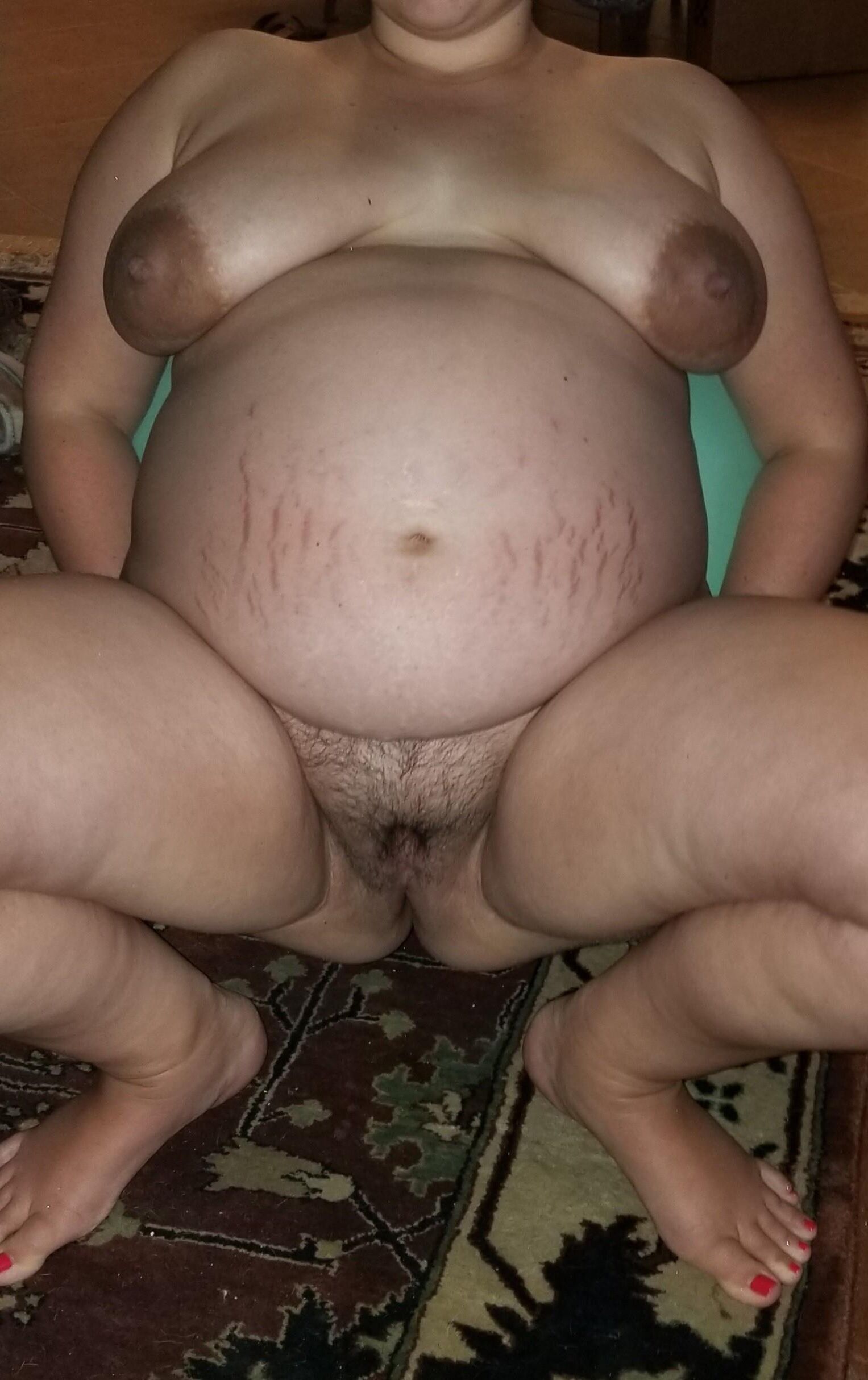 A hairy young slut i put pregnant