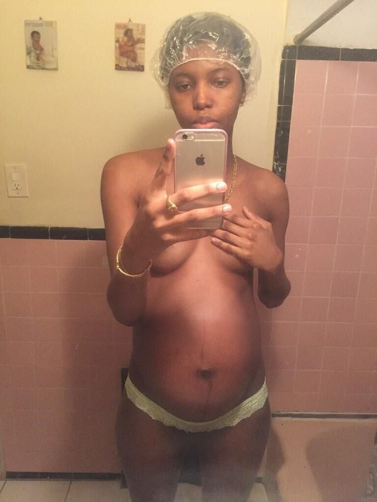 [Pregnant] black girl