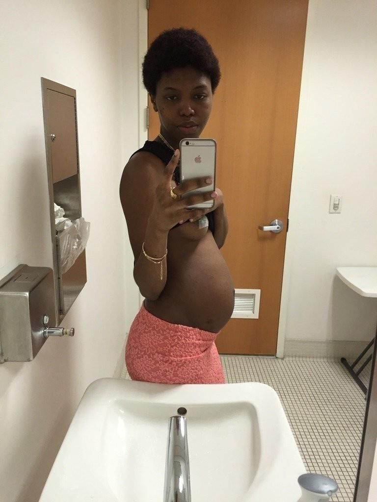 [Pregnant] black girl