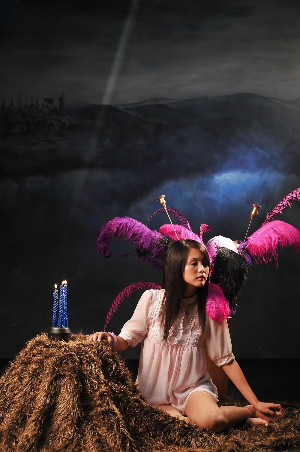 Superbe séance photo de modèle chinois