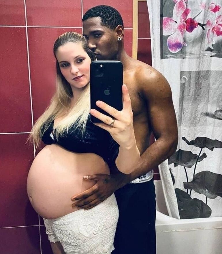 Embarazada Interracial