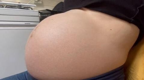 pretty Dutch preggo teen