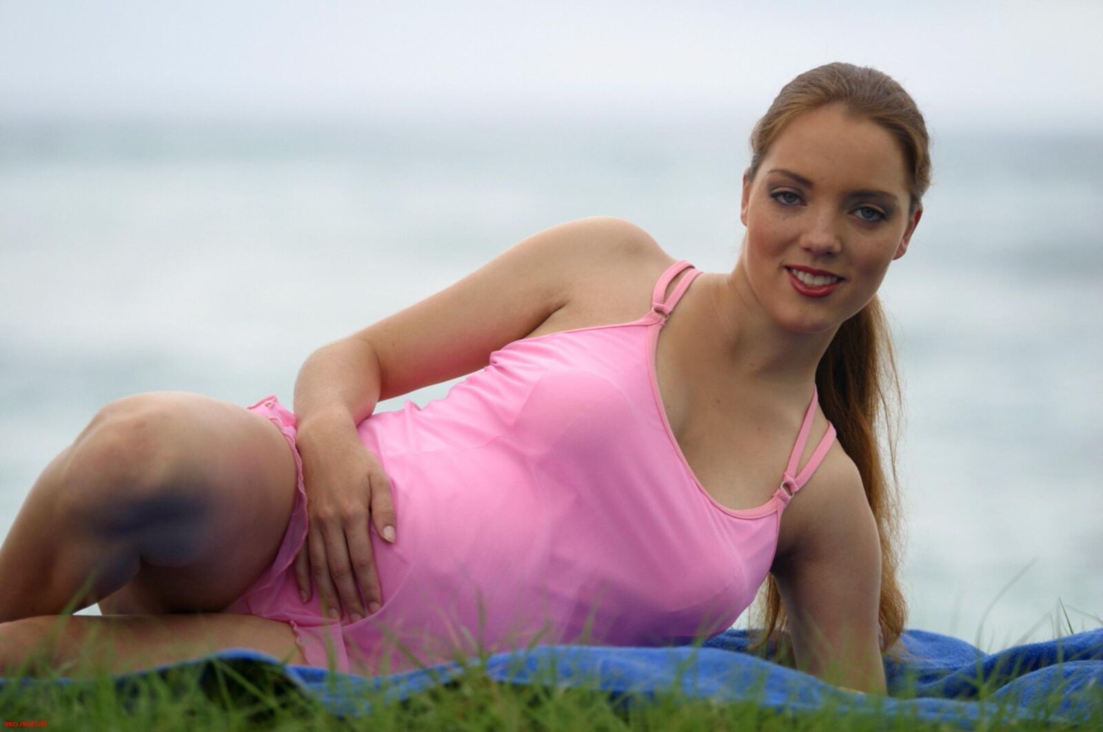 Anthea at the beach