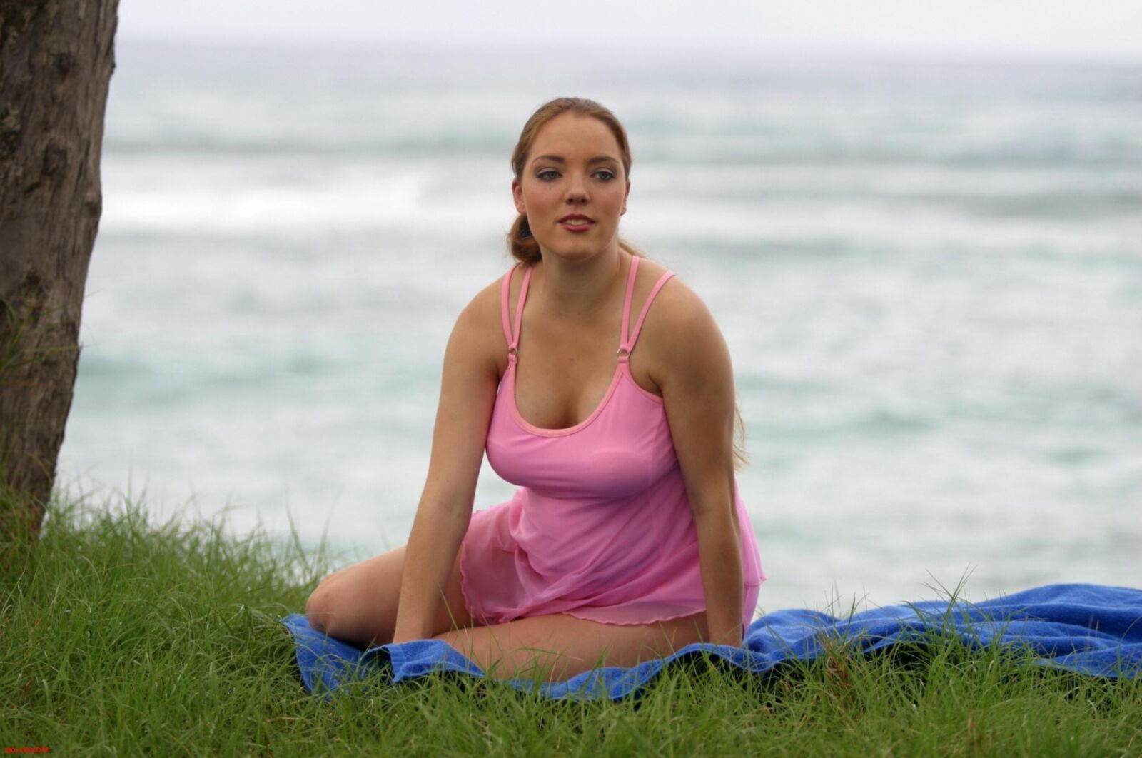 Anthea at the beach