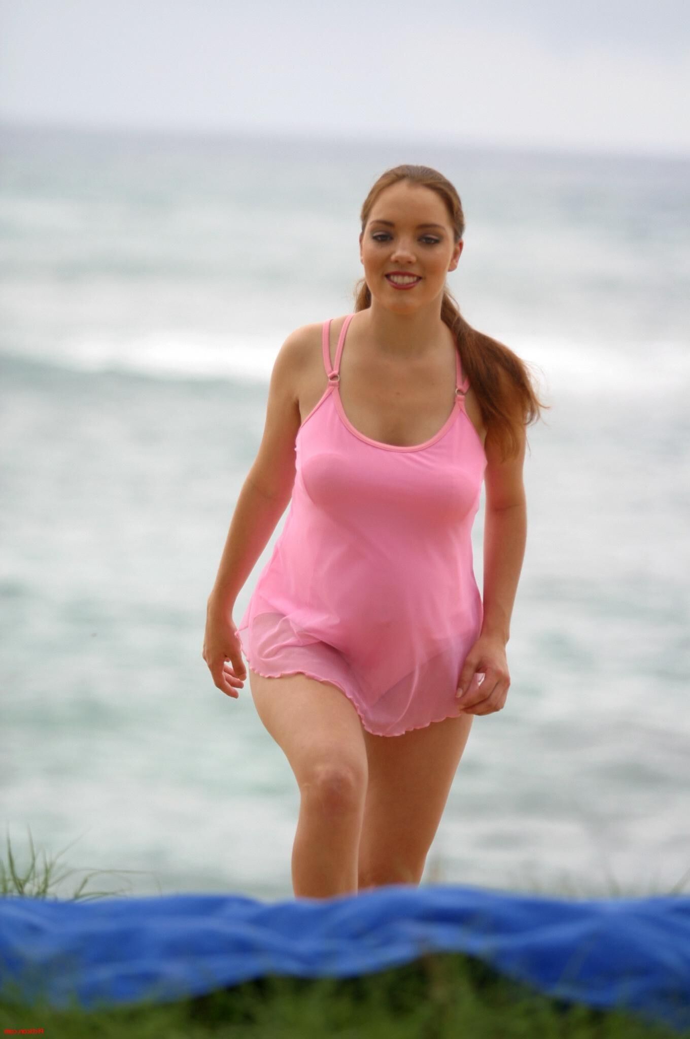 Anthea at the beach