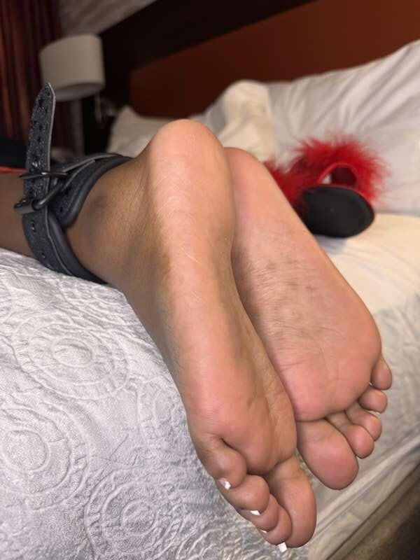 Cuffed cute feet