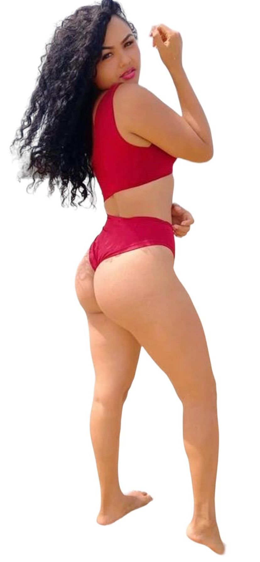 Latina Cute Big Butt Stickers 1286