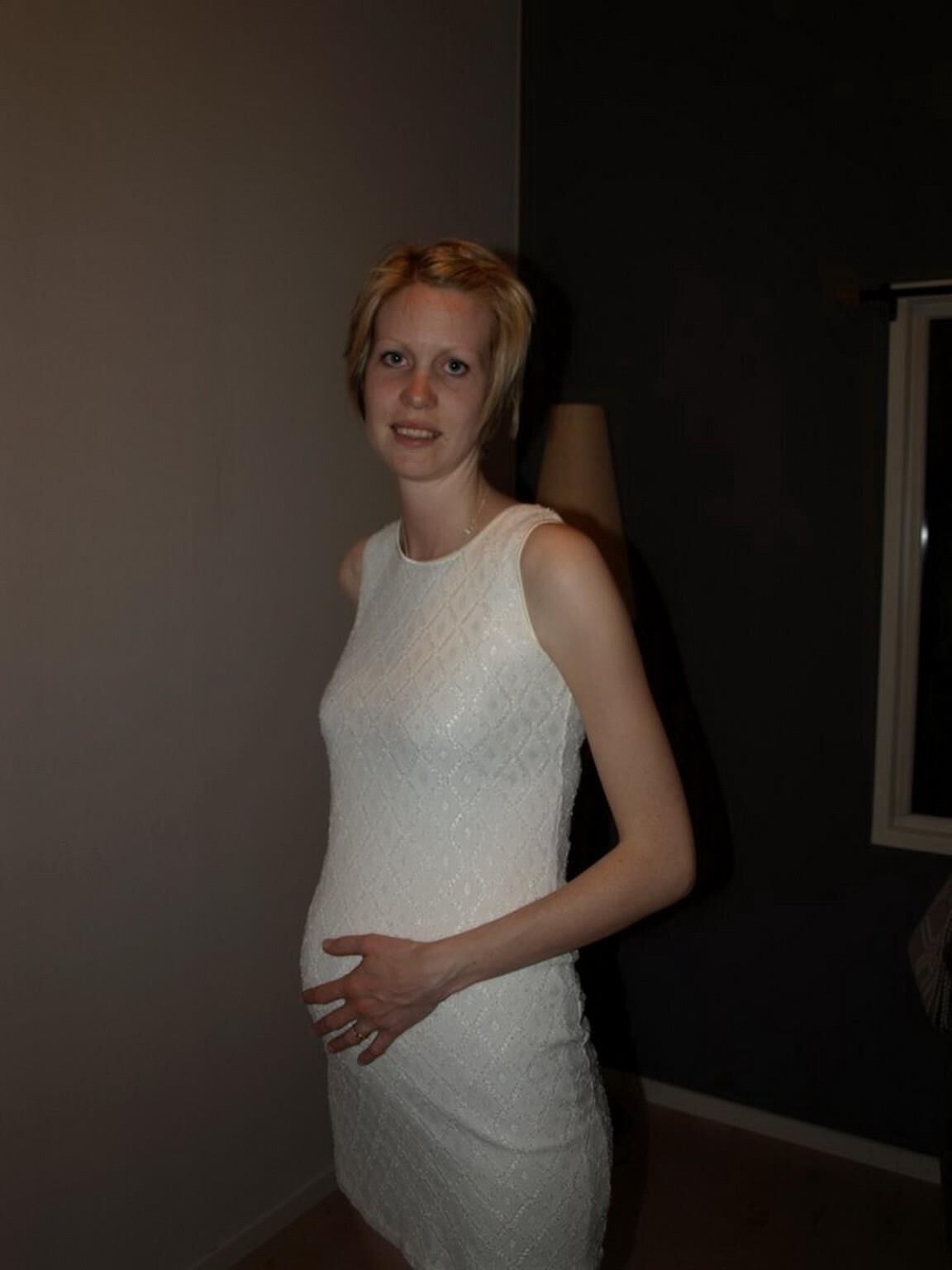 Young Swedish pregnant girl