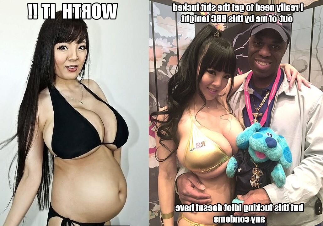 Hitomi está embarazada de un bebé negro