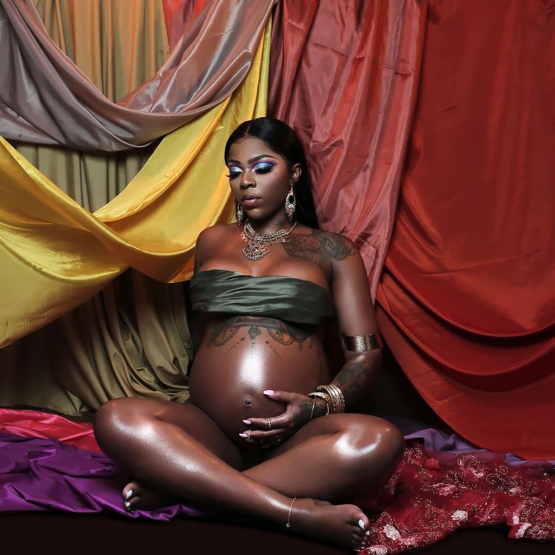 Gorgeous Ebony Pregnant