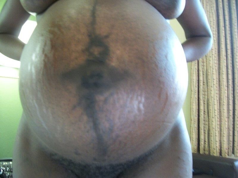 Milf negra embarazada