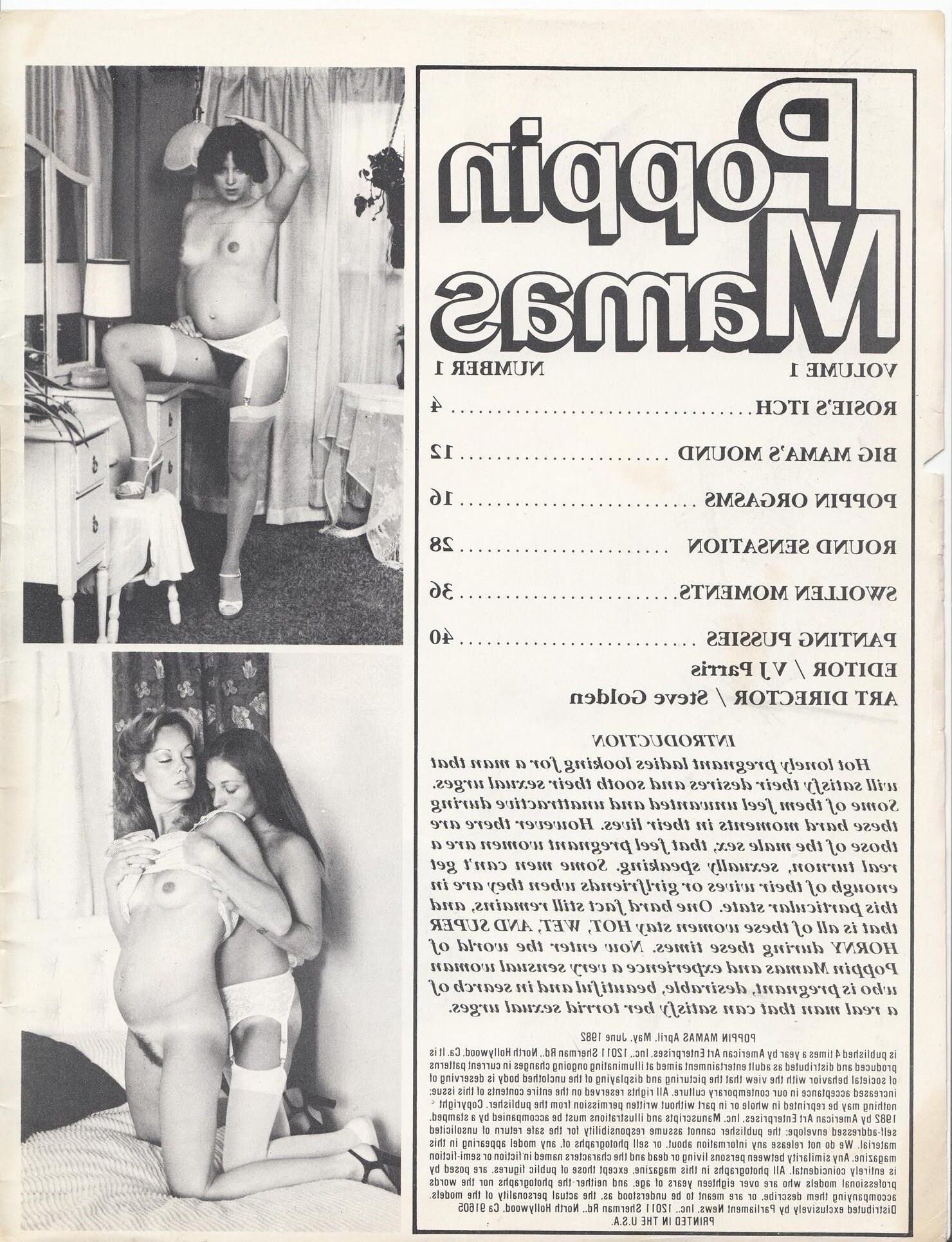 Poppin Mamas 1-1 vintage magazine