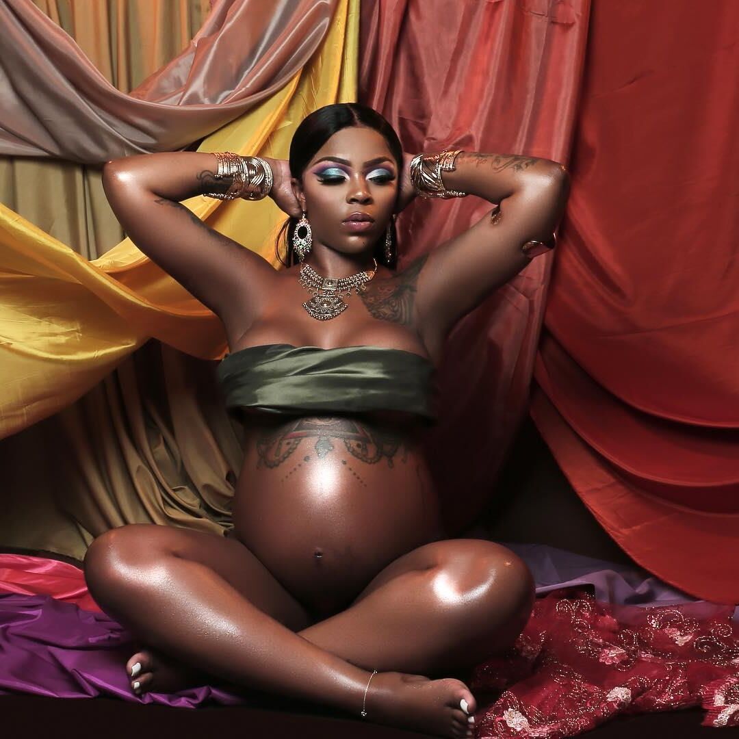 Gorgeous Ebony Pregnant