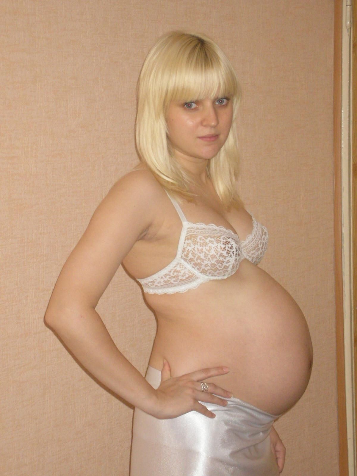 hot blonde and pregnant