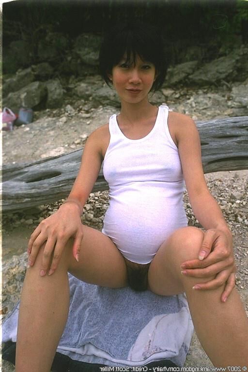 Pregnant Asian Miho has a nice Bush 3