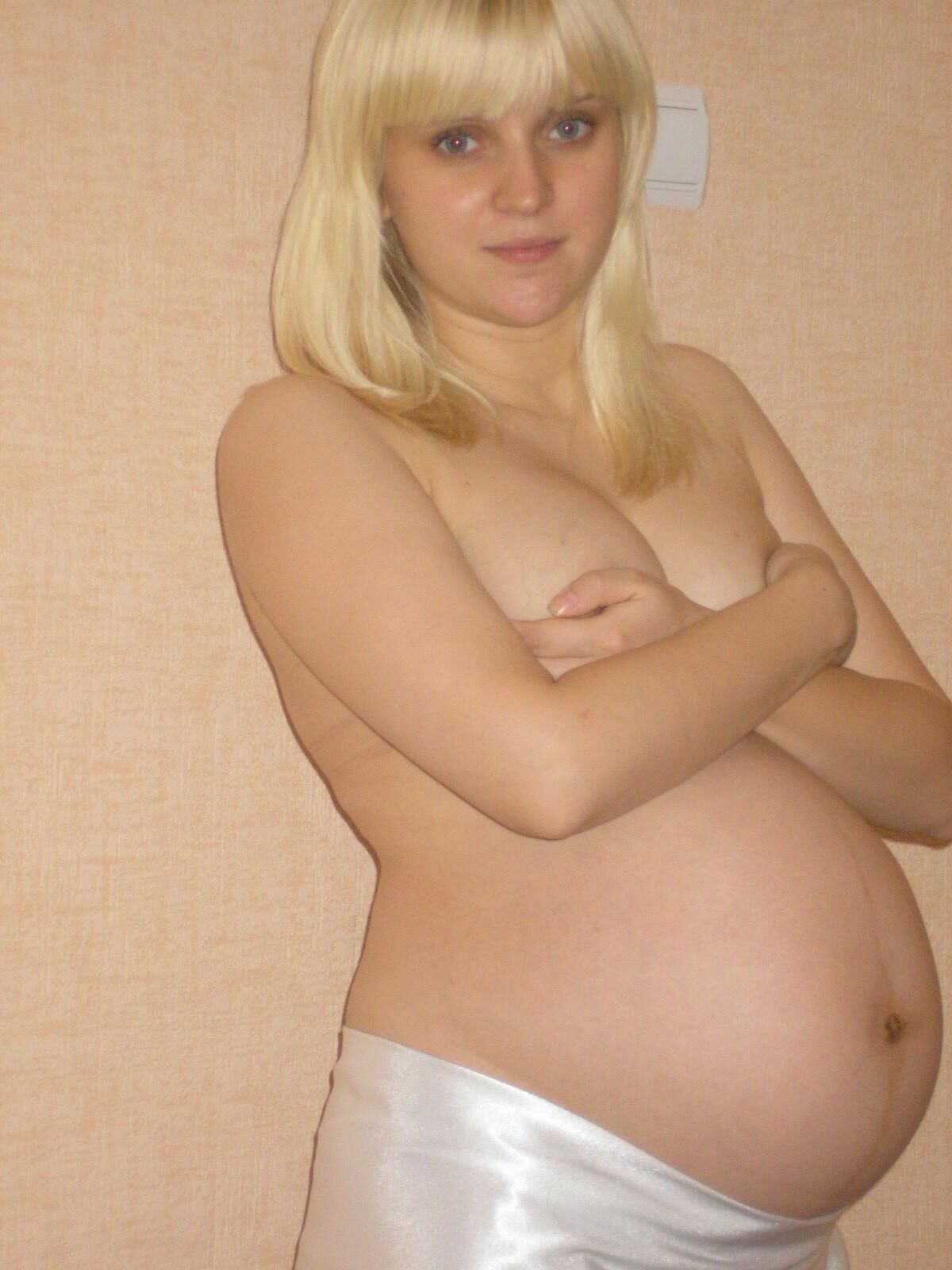 hot blonde and pregnant