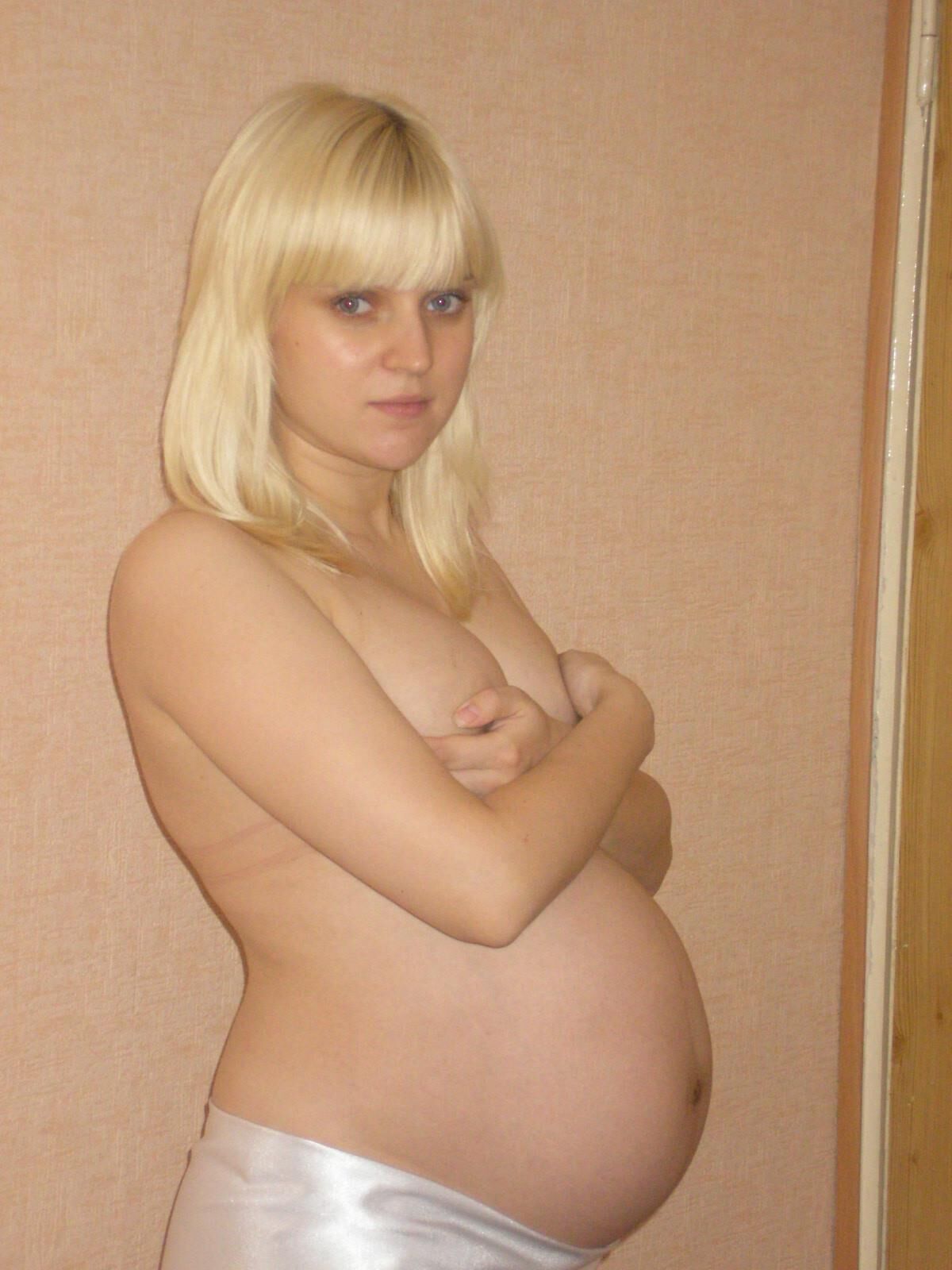 hot blonde and pregnant