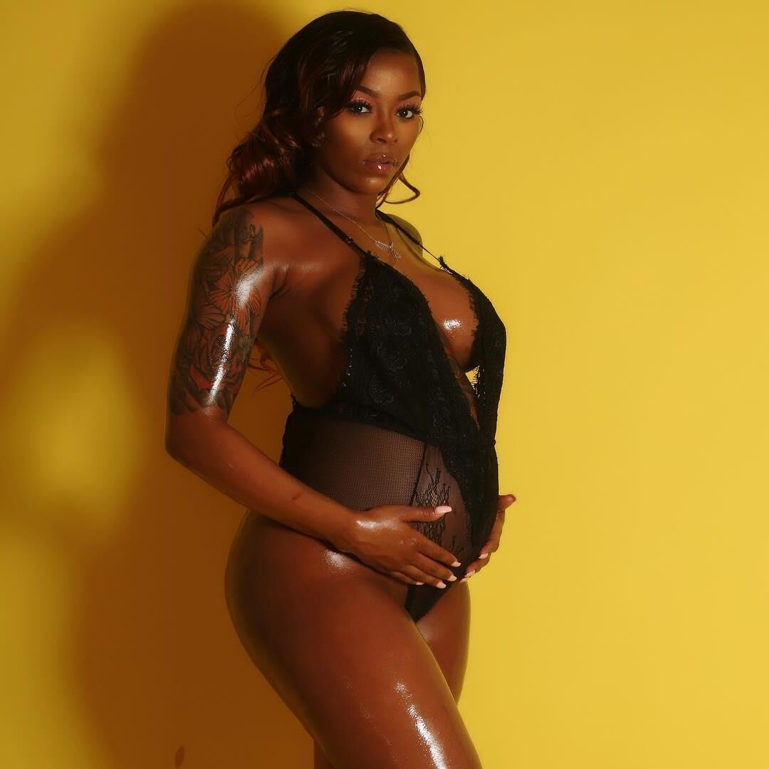 Gorgeous Ebony Pregnant