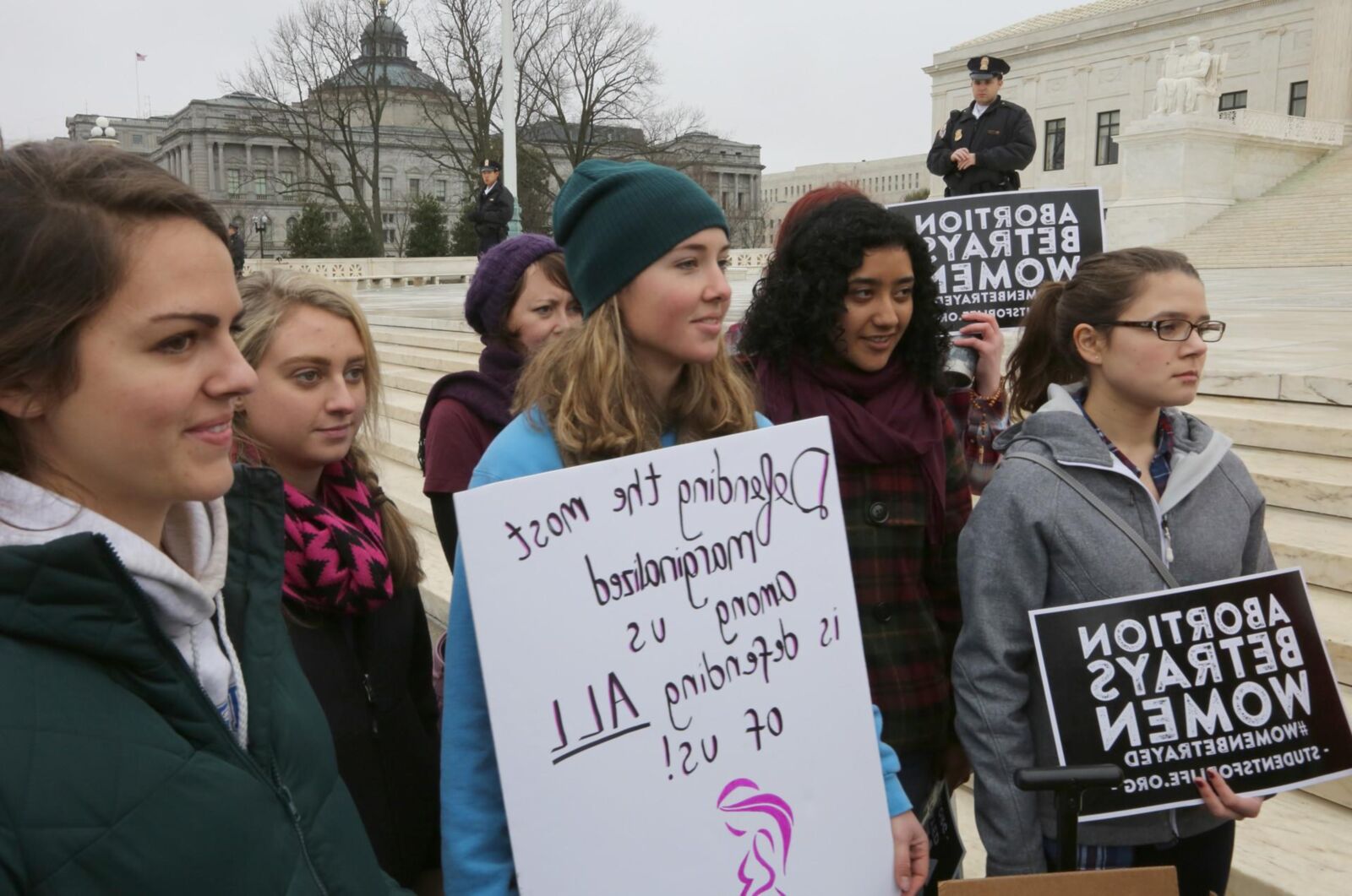 College Pro-Life Protesters