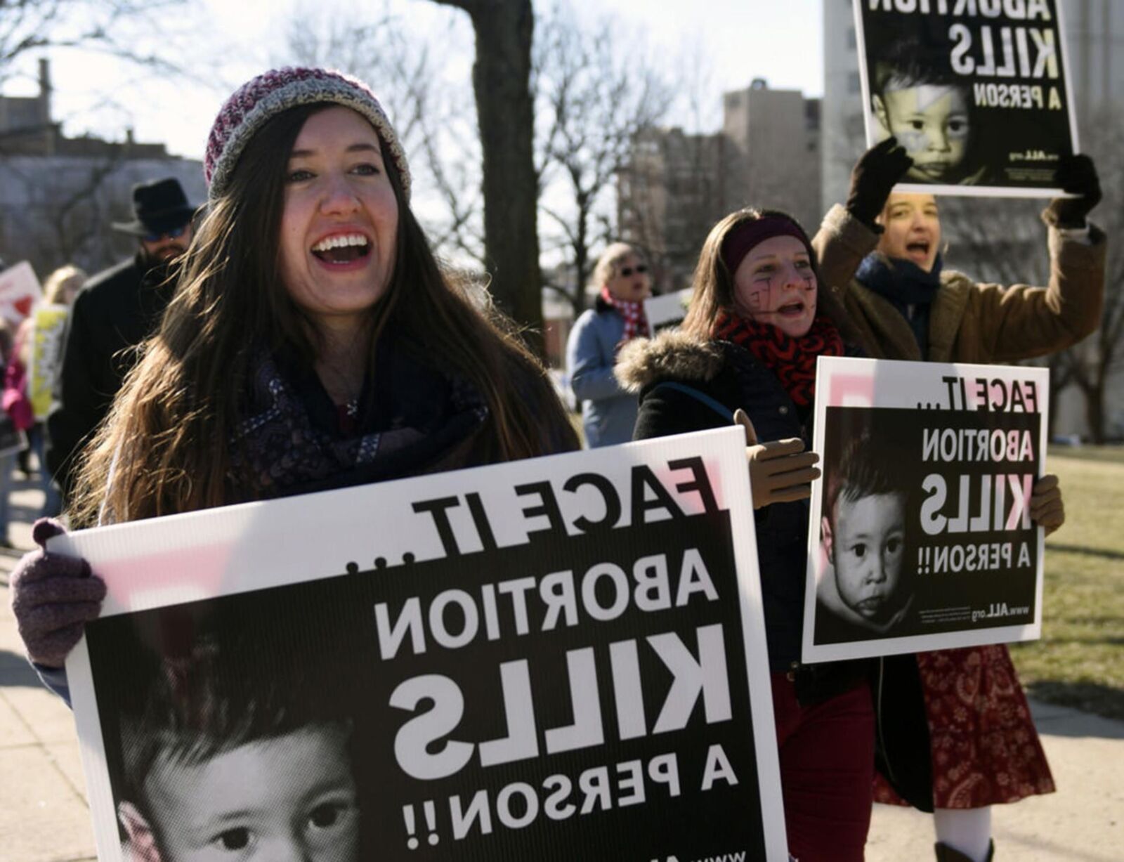 College Pro-Life Protesters