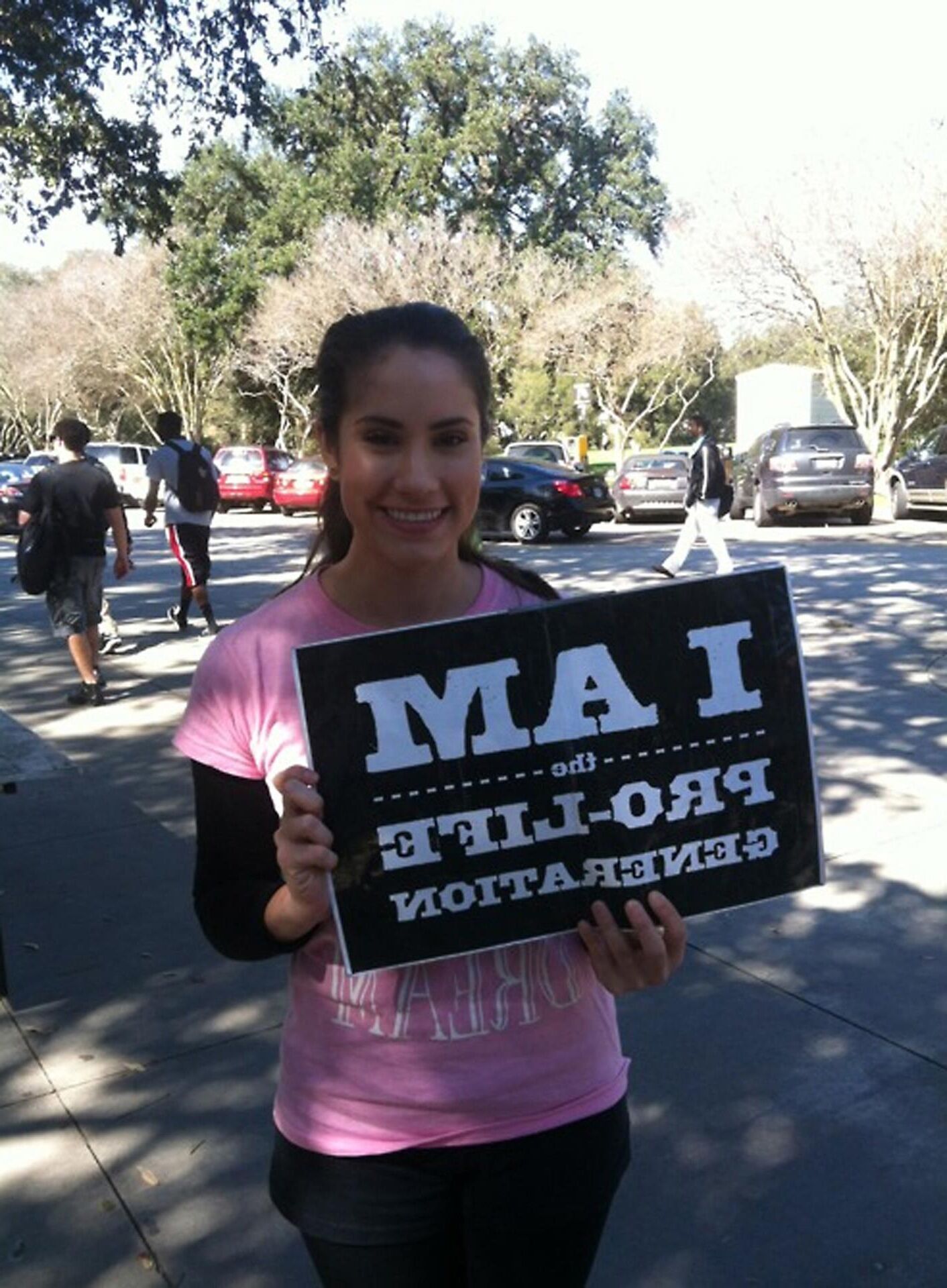 College Pro-Life Protesters